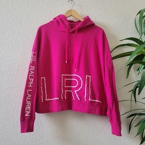 Ralph Lauren Hot Pink Hoodie - Women's Sweatshirt XL